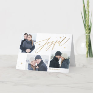 Joyful Times 3 Foto Feiertagskarte