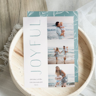 Joyful Trio Modern 3 Feiertagskarte