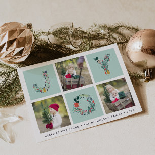 Joyful Type   Drei Fotos Ferienkarte Feiertagskarte