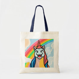 Joyful Unicorn Tote Bag Tragetasche