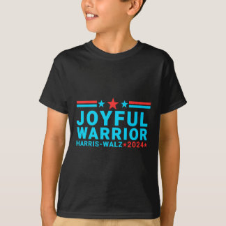 Joyful Warrior Kamala Harris Tim Walz Waltz 2024 T-Shirt
