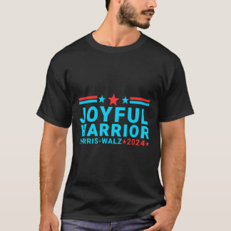 Joyful Warrior Kamala Harris Tim Walz Waltz 2024 T-Shirt