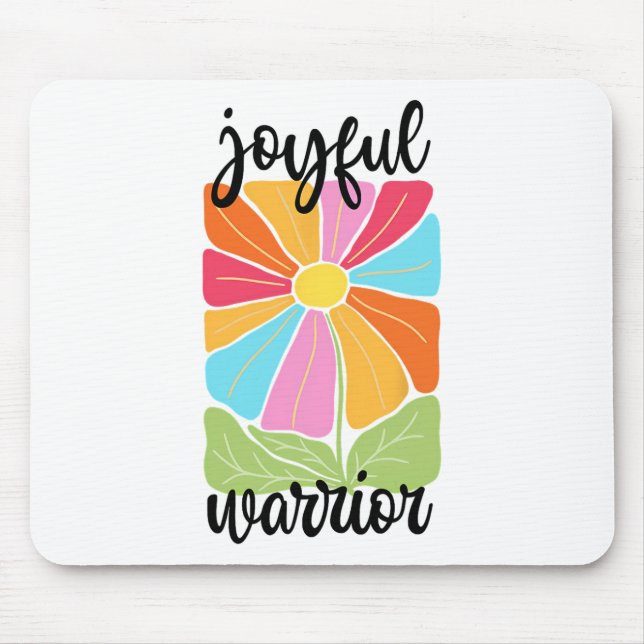 Joyful Warrior Kamala Harris Tim Wheimer 2024 Elec Mousepad (Vorne)
