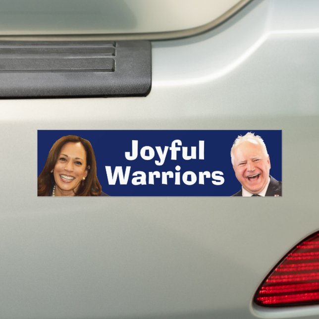 Joyful Warriors Harris und Walz Autoaufkleber (Auf Auto)