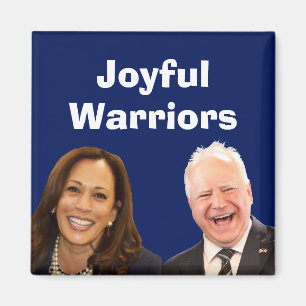 Joyful Warriors Harris und Walz Magnet