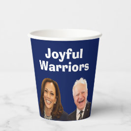 Joyful Warriors Harris und Walz Pappbecher