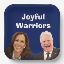 Joyful Warriors Harris und Walz Pappteller