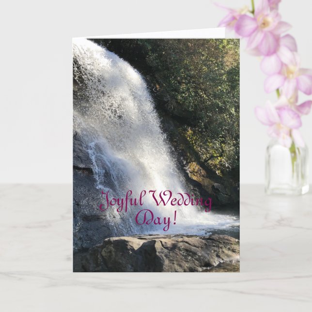 Joyful Wedding, Faltkarte Karte (Orchidee)