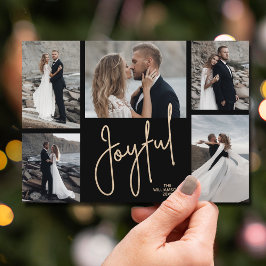 JOYFUL Weihnachts-Foto Feiertagskarte