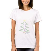 Joyful Weihnachtsbaum T - Shirt der Feierlichkeit 