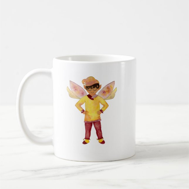 Joyful Yellow Elf Tasse (Links)