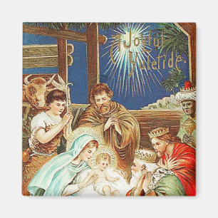 Joyful Yuletide Vintag Magnet
