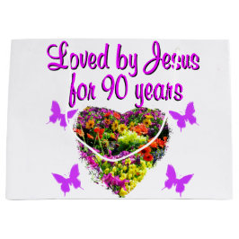 JOYOUS 90 YR ALT GROßE GESCHENKTÜTE