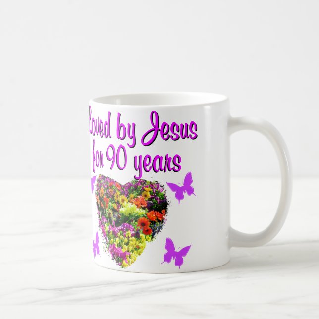 JOYOUS 90 YR ALT KAFFEETASSE (Rechts)