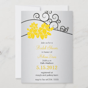 Joyous Blooms - Blumen-Brautparty maßgeschneidert Einladung