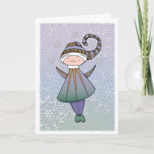 Joyous Elf  Card Feiertagskarte
