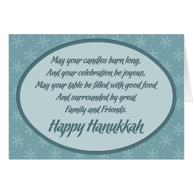 Joyous Hanukkah (Vorderseite (Horizontal))