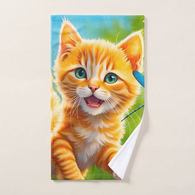 Joyous Kitten Handtuch (Handtuch)