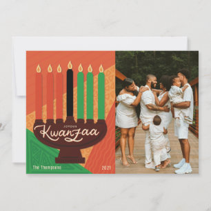 Joyous Kwanzaa Foto Holiday Design Feiertagskarte