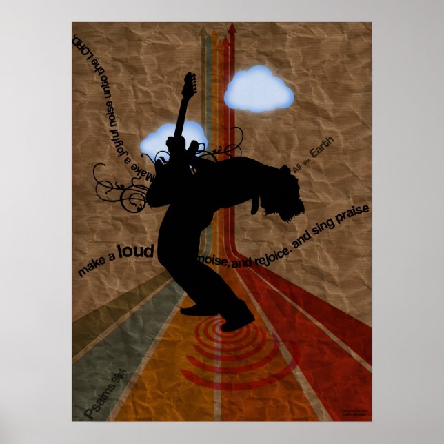 Joyous Noise Psalm 98:4 Poster (Vorne)