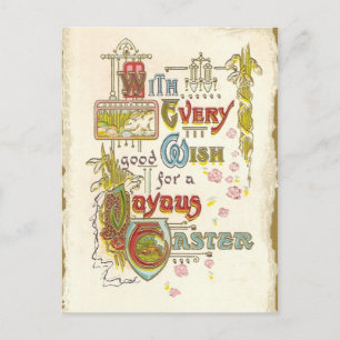 Joyous Oaster Feiertagspostkarte