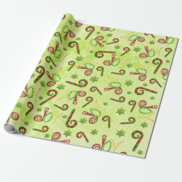 Joyous Occasions Whimsey GREEN ALL PURPOSE Geschenkpapier