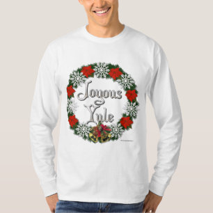 Joyous Weihnachten Men's Long Sleeve Shirt