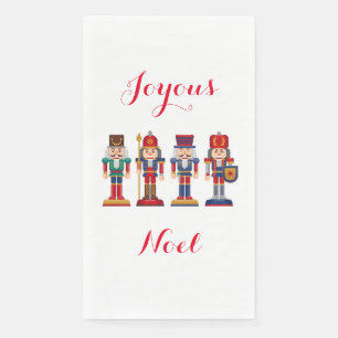 Joyous Weihnachten Nutcracker Papier Handtuch Serviette