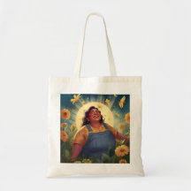 Joyous Woman Bathing Garden Moonlight Tasche