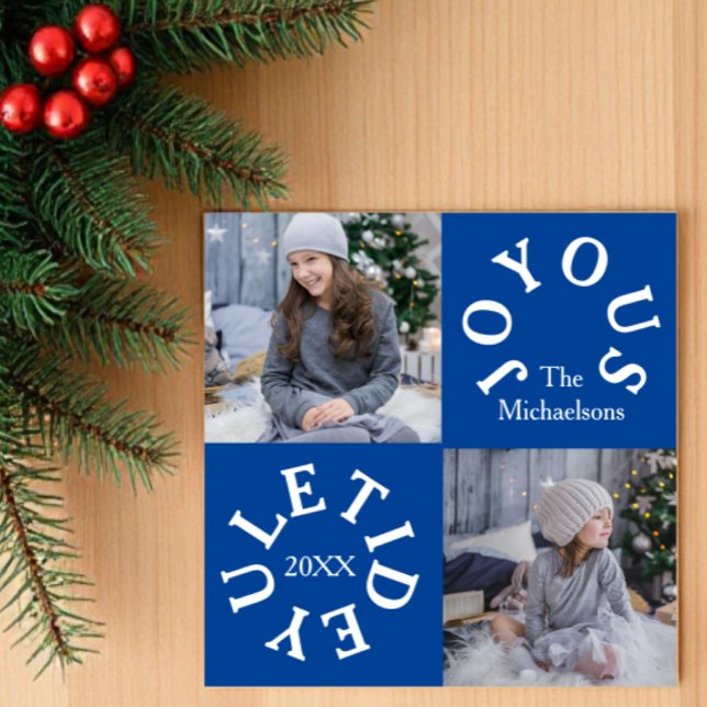 Joyous Yuletide 2 Foto Feiertagskarte (Von Creator hochgeladen)
