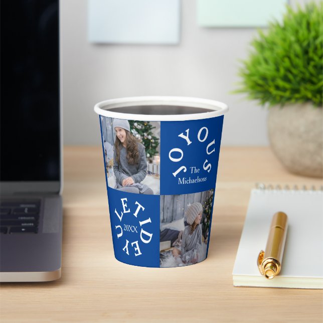 Joyous Yuletide 2 Photo Pappbecher (InSitu)