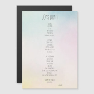 Joys Geburtstheater Magnetkarte