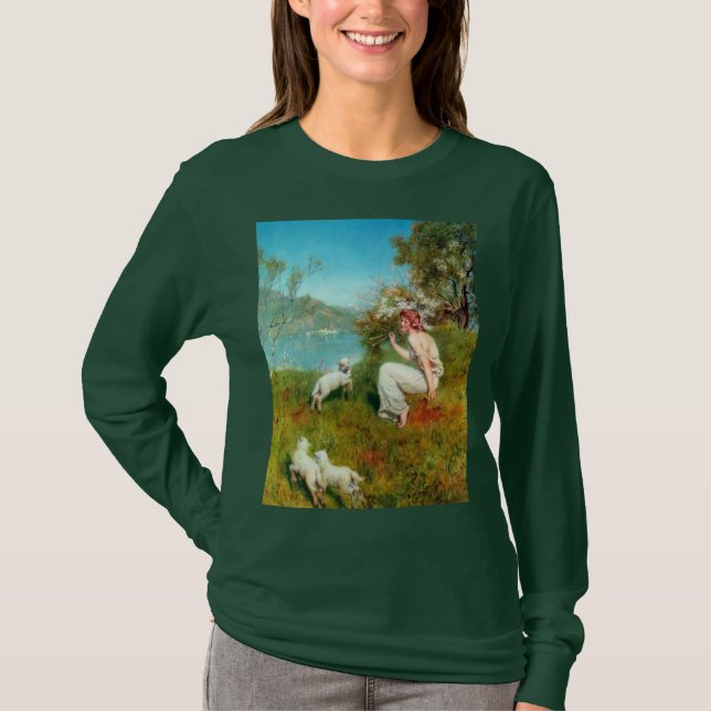 Joys of Spring (von John Collier) T-Shirt (Vorderseite)