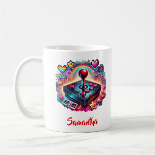 Joystick für Videospielkonsole Kaffeetasse