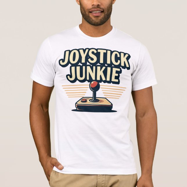 Joystick Junkie T-Shirt (Vorderseite)