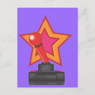 Joystick Postkarte