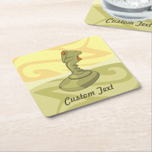 Joystick Square Paper Untersetzer