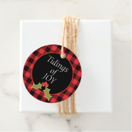 Joystieße | Buffalo Kariert | Weihnachtsgeschenk Geschenkanhänger