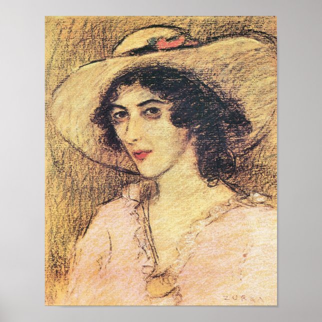 Jozsef Rippl-Ronai - Zorka Poster (Vorne)