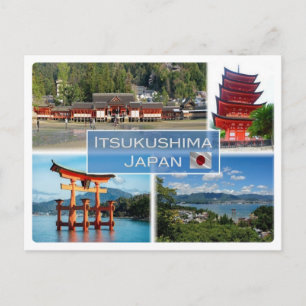 JP Japan - Itsukushima - Postkarte