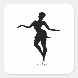 JP MAROU Activewear Aufkleber | Dance Fitness Logo