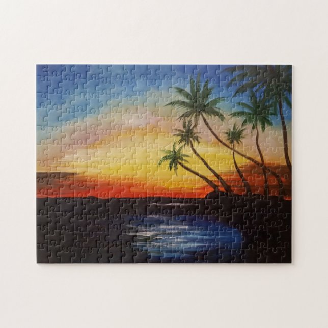 JPDenyer: Jigsaw Puzzle Beach Sunset (Horizontal)