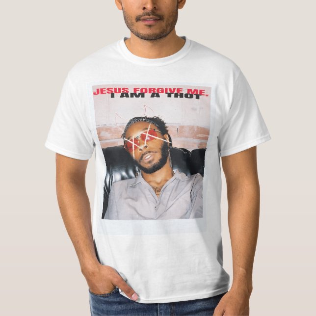 Jpegmafia Jesus vergib mir, ich bin ein Thot T-Shirt (Vorderseite)