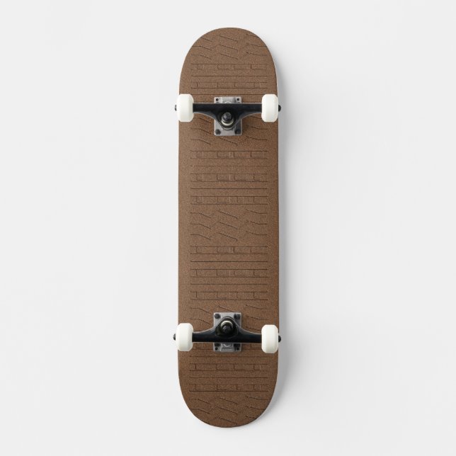 JPL Mars Neugier Rover Tire Tread Red Skateboard (Vorderseite)