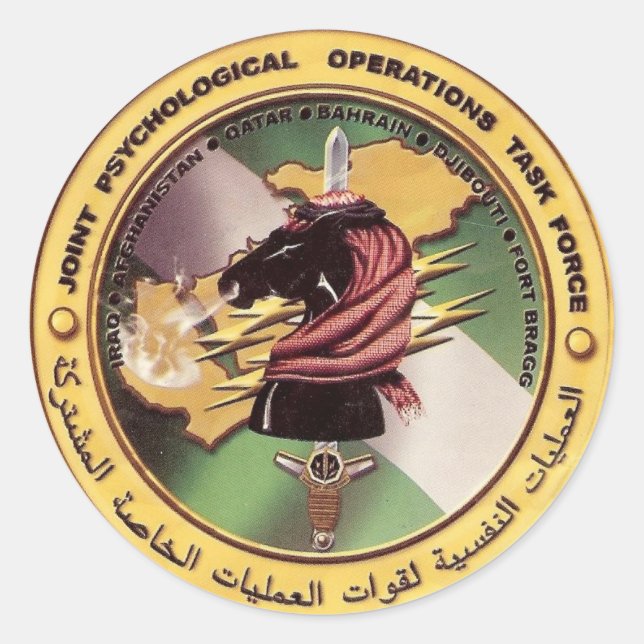 JPOTF RUNDER AUFKLEBER (Vorderseite)