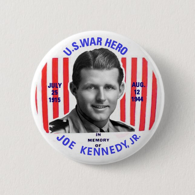 Jr.-Denkmal-Knopf Joe-Kennedy Button (Vorderseite)
