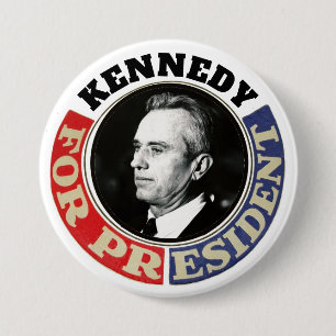 Jr. Robert-F. Kennedy für Präsidenten Button