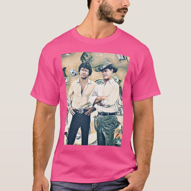 Jr und Bobby Ewing T-Shirt (Vorderseite)