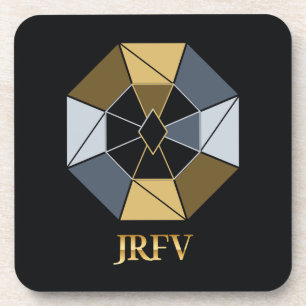 JRFV Cut Diamant Set von 6 Getränkeuntersetzer