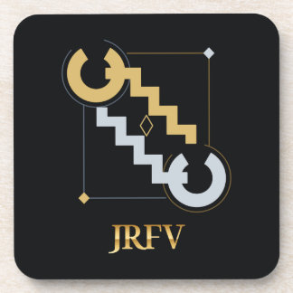 JRFV Eclipse Treppenhaus-Set aus 6 Getränkeuntersetzer